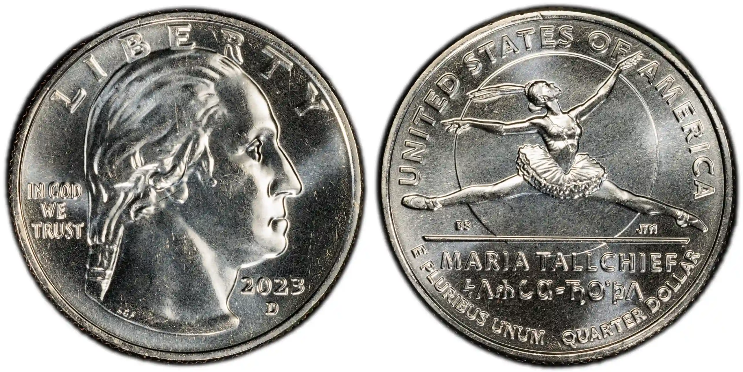 2023 D Maria Tallchief Quarter